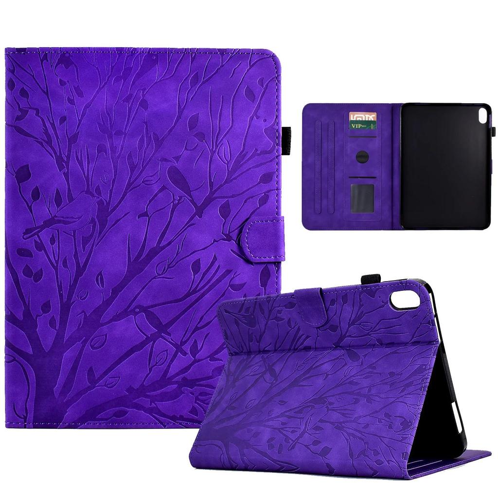 Тисненый кожаный чехол-кошелек с деревом для iPad 10”2 Case 9th 10.9 10th Air3 Pro 10.5 9.7 5th 6th Mini 6 Air2 Чехол с отделениями для карт Fundas