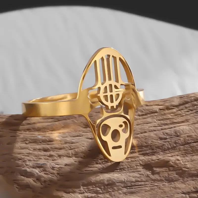 Ayatul Kursi Scripture Open Ring Quran Islamic Muslim Adjustable Ring Arabic Language Jewelry for Women Birthday Gift