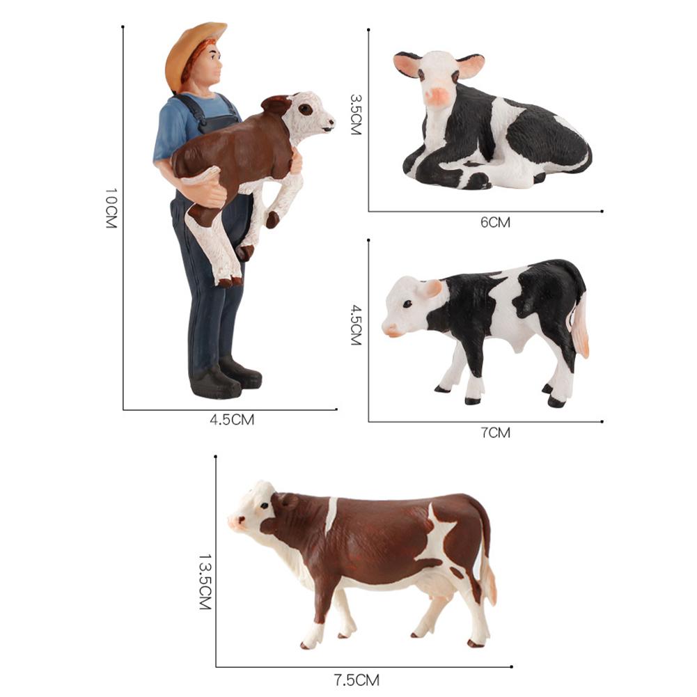 Animals Figures Animal Model Buffalo Doll Collections