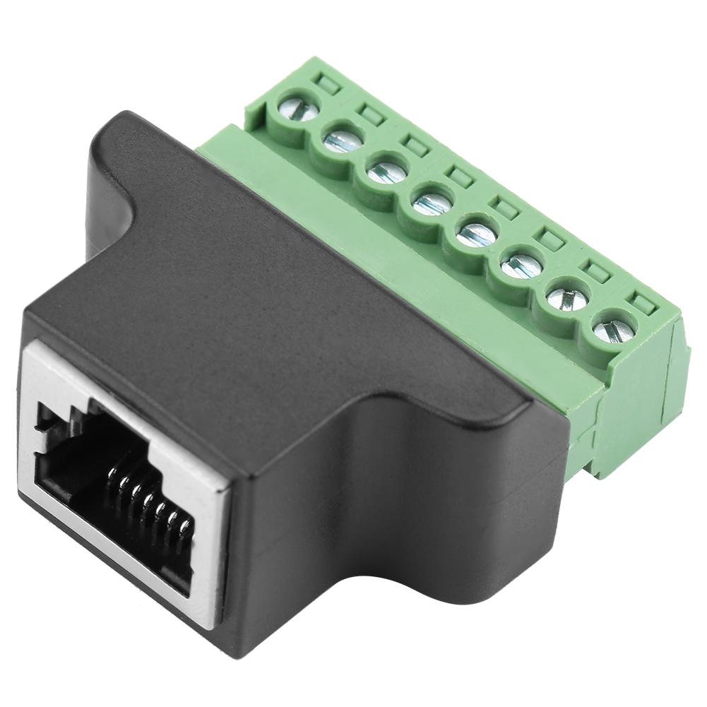 Переходная головка для разъема RJ45, литье под давлением, легкий вес, стабильная производительность, интерфейс с портом DVR
