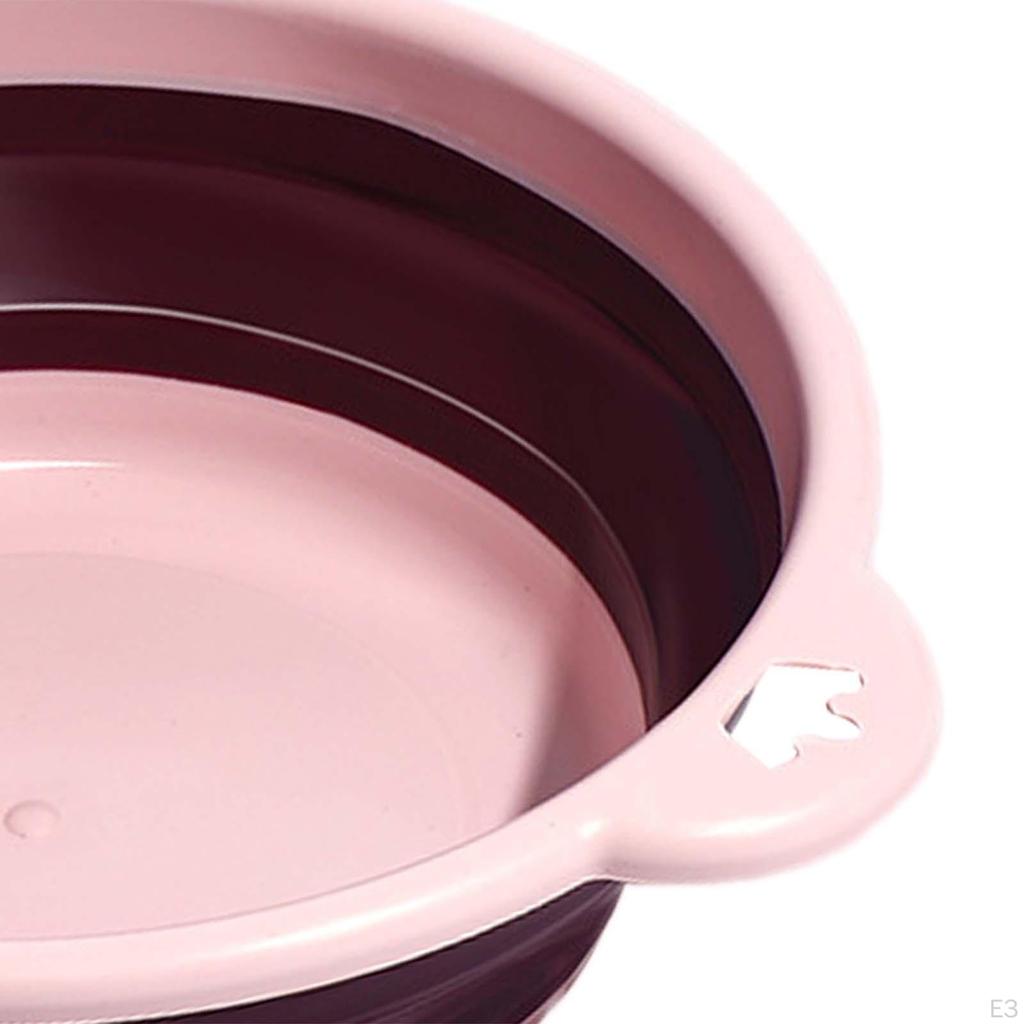 Складная миска для бассейна, легкая ванна для стирки овощей, блюдо для одежды, кемпинга и дома