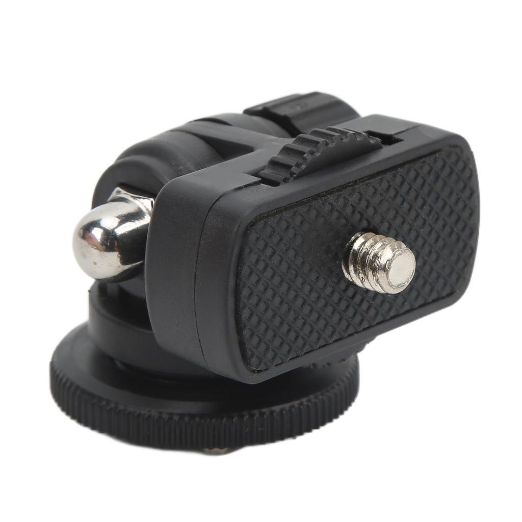 Monitor Ball Head 180 Degrees Adjustable Mini Monitor Accessories with Cold Shoe 1 4 Screw Interface