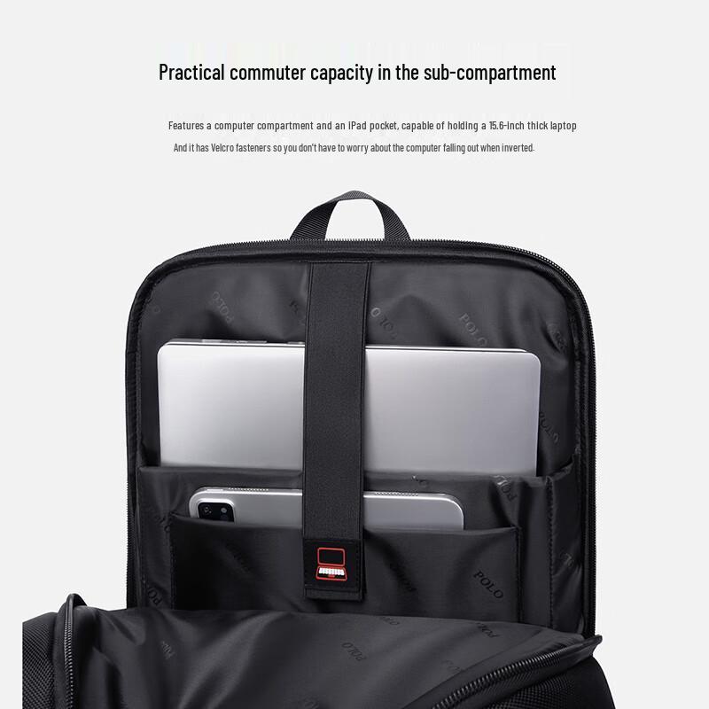 POLO Men's Business Travel Laptop Backpack