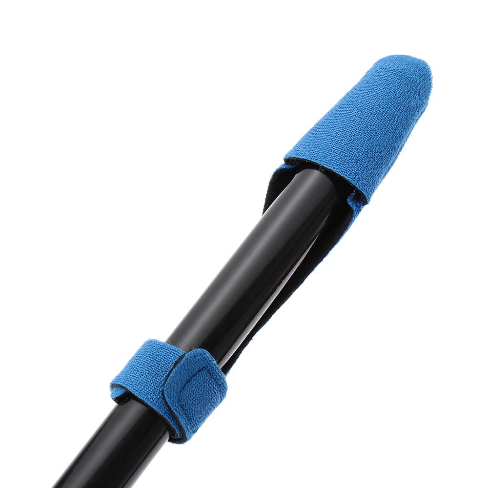 3 Colors Elastic Truss Cane Sleeves Pole Glove Straps Fastener Tip Cover Fishing Rod Tie