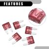 Partuto Set of 5 Mini 40AMP APM/ATM Universal Car Fuse Style Fuse Short