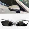 2pcs ABS Chrome Side Mirrors Rearview Cover Trim For Mazda 3 AXELA M3 2014 2015