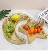 Iron Stars And Moon Ornament Tray Fruit Plate Middle East Home Dessert Fruit Cake Plate