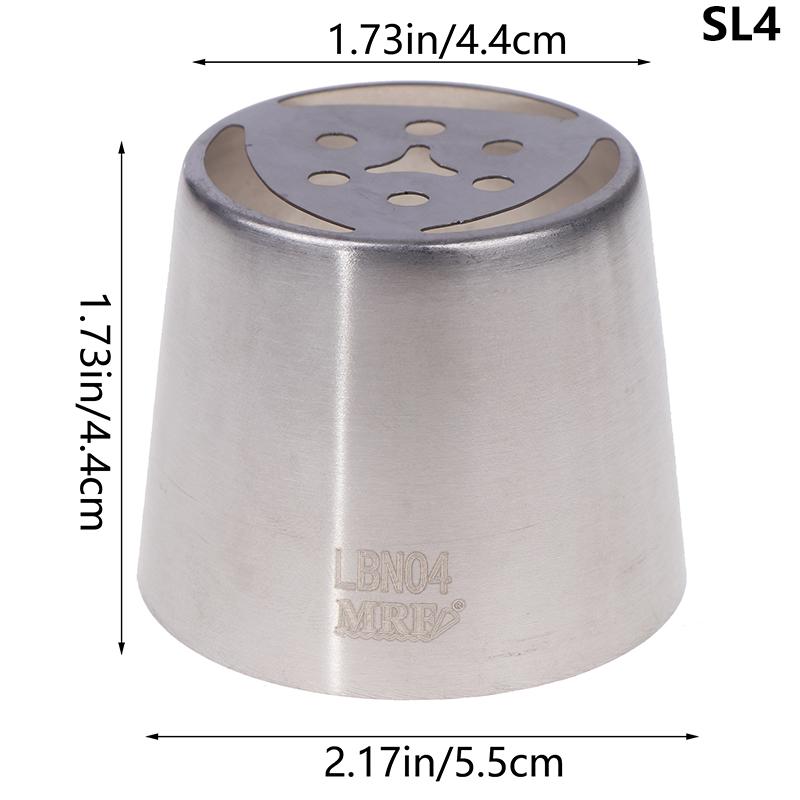 1 шт. Sl4/Sl12/Sl13/Sl43/Sl51/Sl57 из нержавеющей стали, насадки для русской глазури, насадки для глазури для выпечки, инструмент для выпечки