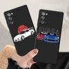Bumper Black Soft Case For Samsung Galaxy S20 S21 S23 5g Note 20 Ultra 10 Plus 8 9 S22 S22 5g S21 Car Tail Light Cartoon Cover