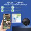 New Mini Smart Tag Bluetooth Luggage Tracker Works with Apple Find My (iOS Only) Item Locator for Key Luggage Backpack
