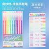 Languo 198/6 PCS Drawing Highlighter Morandi Gel Pen Student Scrapbook Painting DIY Gel Pen Office School Supplies Stationery