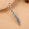 2Pcs Feather Bookmark Metal Book Mark Page Reading DIY Gifts Stationery for Home Study School Office