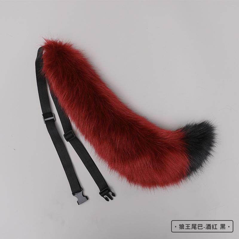 Новый Red Fox Anime Beast Ear Beast Tail Wolf Ear Cat Ear повязка на голову на заказ косплей Golden LOL Fox Ears плюшевые аксессуары для волос