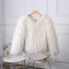 Fashion Luxury Cropped Faux Fur Coat Women's Winter Ins Hot Fluffy Short Faux Fur Jacket Street Style Warm Outwear