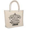 Sac De Plage - PLANETEE - Isotherme Libraire Ministère Magie Femme - Coton - Grande Contenance - Imprimé En France