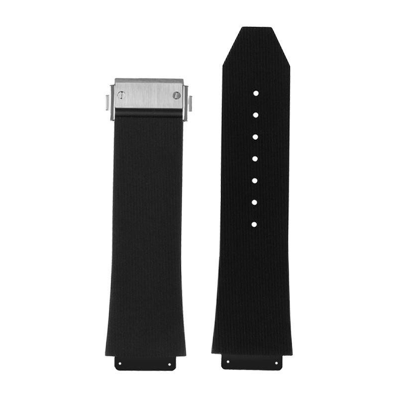 Классический ремешок из натуральной кожи для HUBLOT BIG BANG 26 мм*19 мм силиконовый водонепроницаемый мужской ремешок для часов резиновый браслет на запястье + инструмент