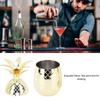 Pineapple Cup with Lid 500ml Stainless Steel Drinking Glasses Reusable Easy to Clean Versatile Tumbler Cup for Bar Party