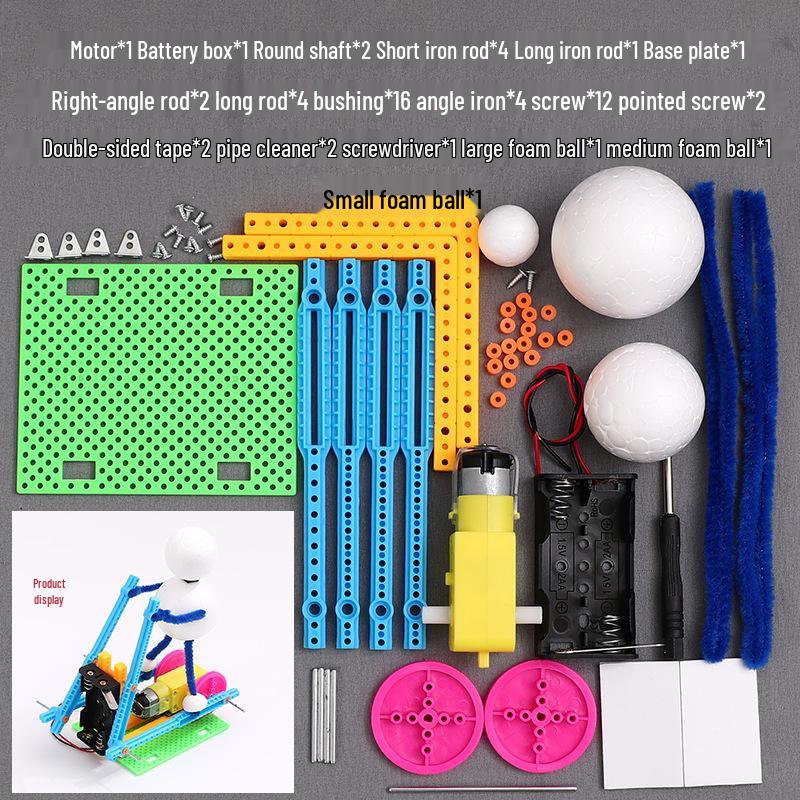 Набор для научных экспериментов для начальной школы: Фитнес-робот ручной работы для детей