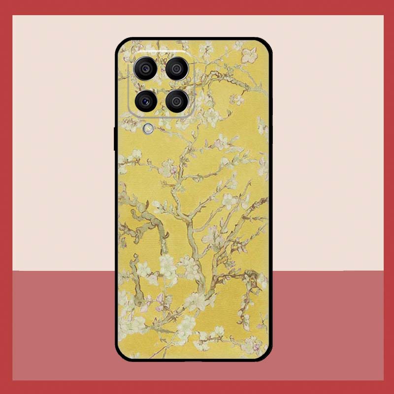 Чехол 'Цветущий миндаль' для Samsung Galaxy M56 M12 M06 M32 M52 M35 M55 M15 M11 M13 M14 M16 M36 M31 M53 M34 M54