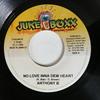 7inch Record ANTHONY B - No Love Inna Dem Heart NONE Juke Boxx Produ 2006 Jamaica Reggae, Ska & Dub Used