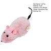 Wind-Up Mouse Cat Toy Realistic Furry Mouse Interactive Pet Toy Funny Moving Mouse for Chasing And Pouncing Play Stimulates Cats Hunting Instincts