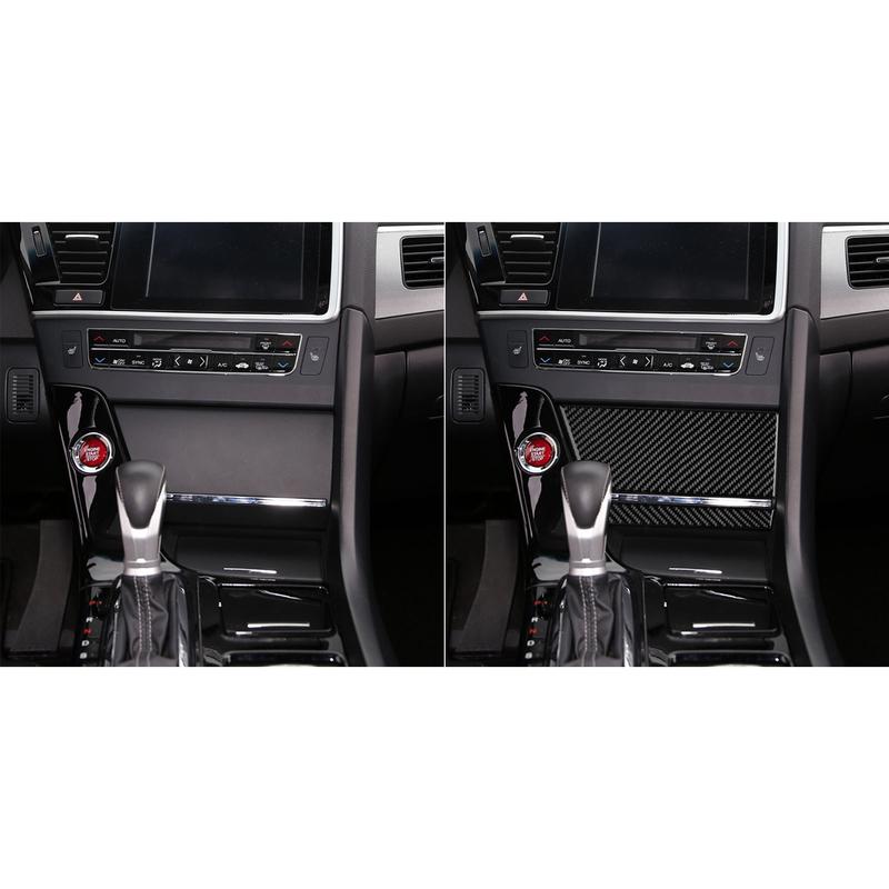 For Honda Spirior 2015 2016 2017 Car Carbon Fiber Interior Center Console Gear Shift Storage Box Panel Decal Cover Trim Sticker