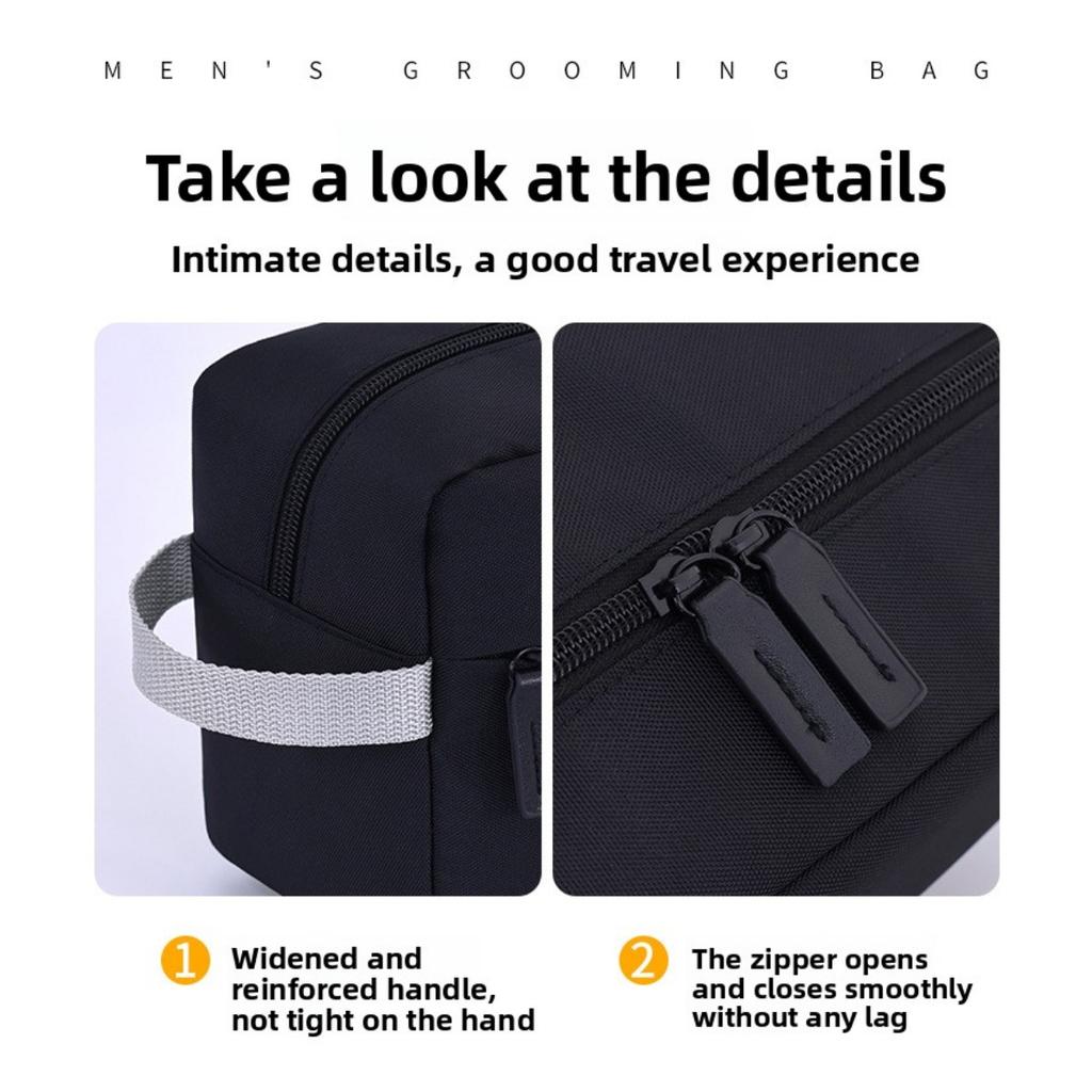 Высококлассный стиль, Большая вместимость для путешествий, Мужская косметичка для ухода, Три в одном, Раздельное хранение, Косметичка, Сумка для фитнеса и плавания