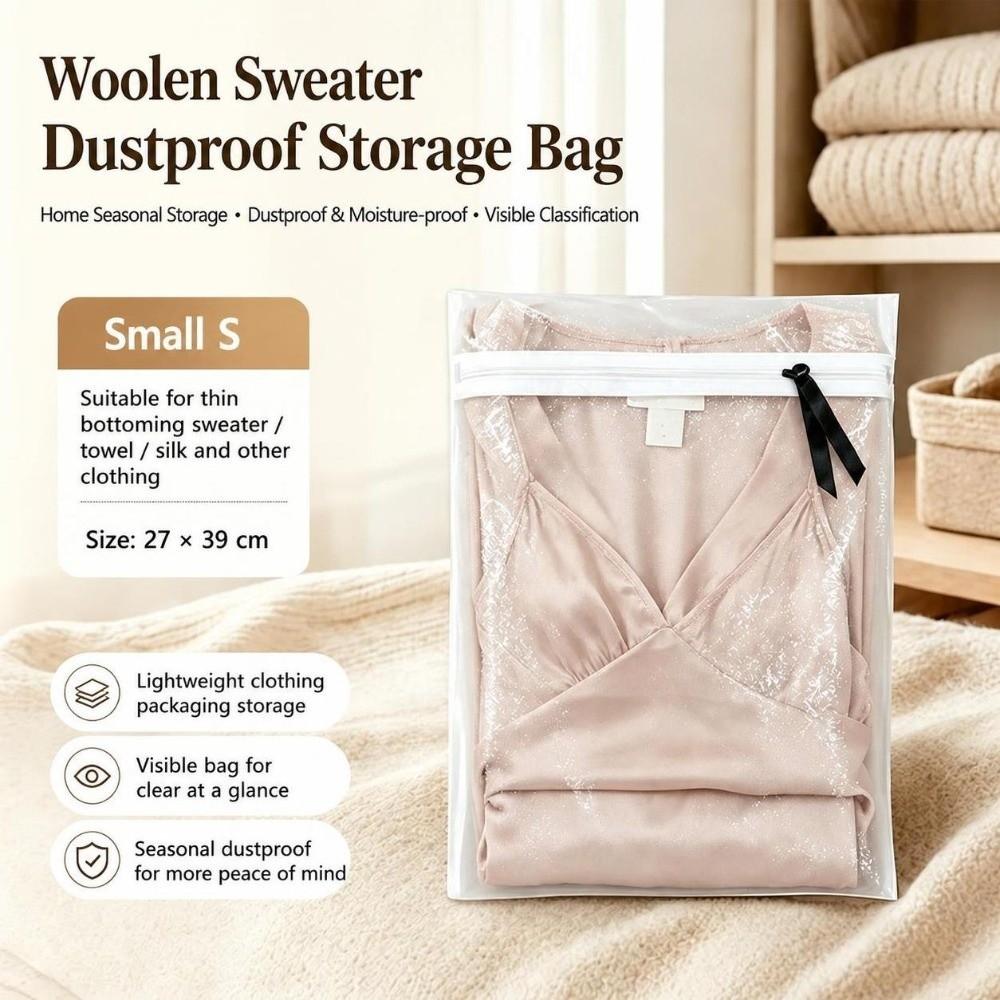 Rectangular Clothing Storage Bag Anti Yellowing Clothing Organizer For Bedroom Wardrobe