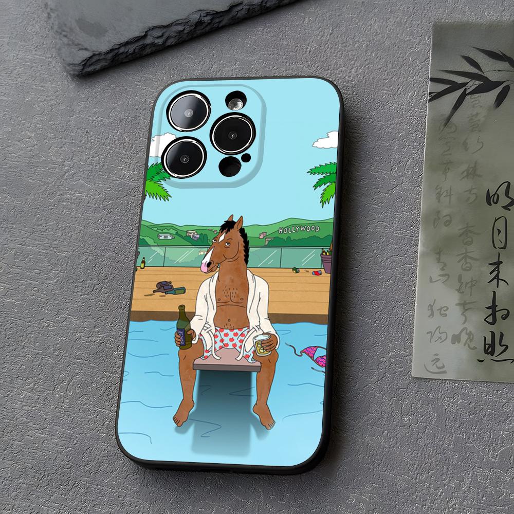 Чехол для телефона B-BoJack Horseman Funda Для Iphone 13 17 16 11 15ProMax 14 12 Pro Xs Max Mini Xr X 7 8 6 6s Plus Чехлы