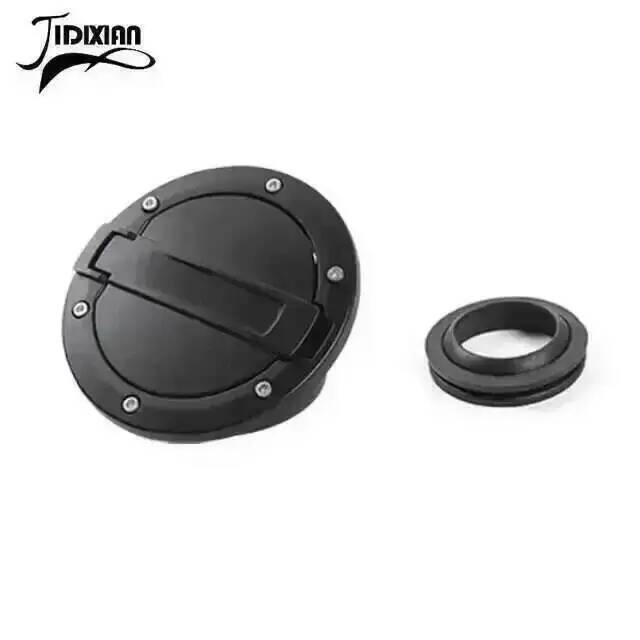 JIDIXIAN Car Gas Fuel Tank Cap Cover With Rubber Gasket Ring for Jeep Wrangler JK 2007-2017 Exterior Car Accessories Styling