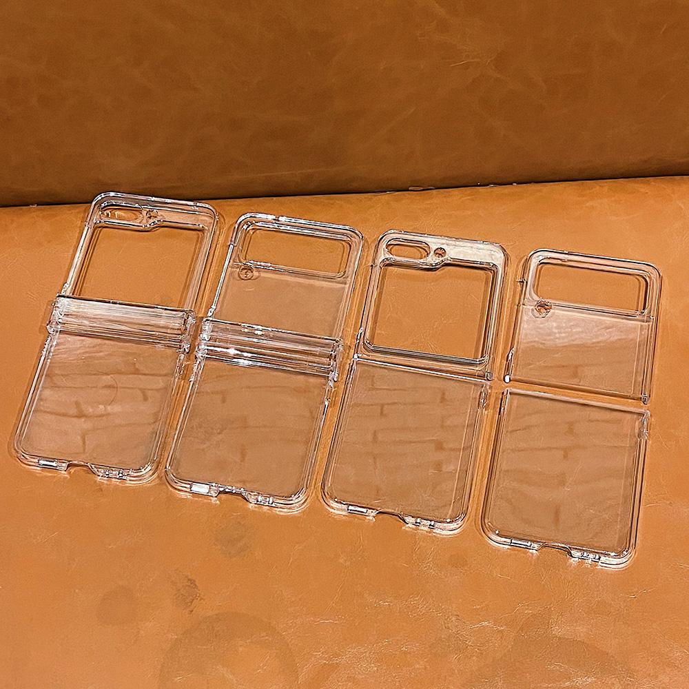 Чехол для телефона Samsung Z Flip 1 2 3 4 5 6 Z Fold 2 3 4 5 6 Motorola Razr 40 50 Oppo Find N N2 N3 N5 N2 Flip Высокопрозрачный складной экран