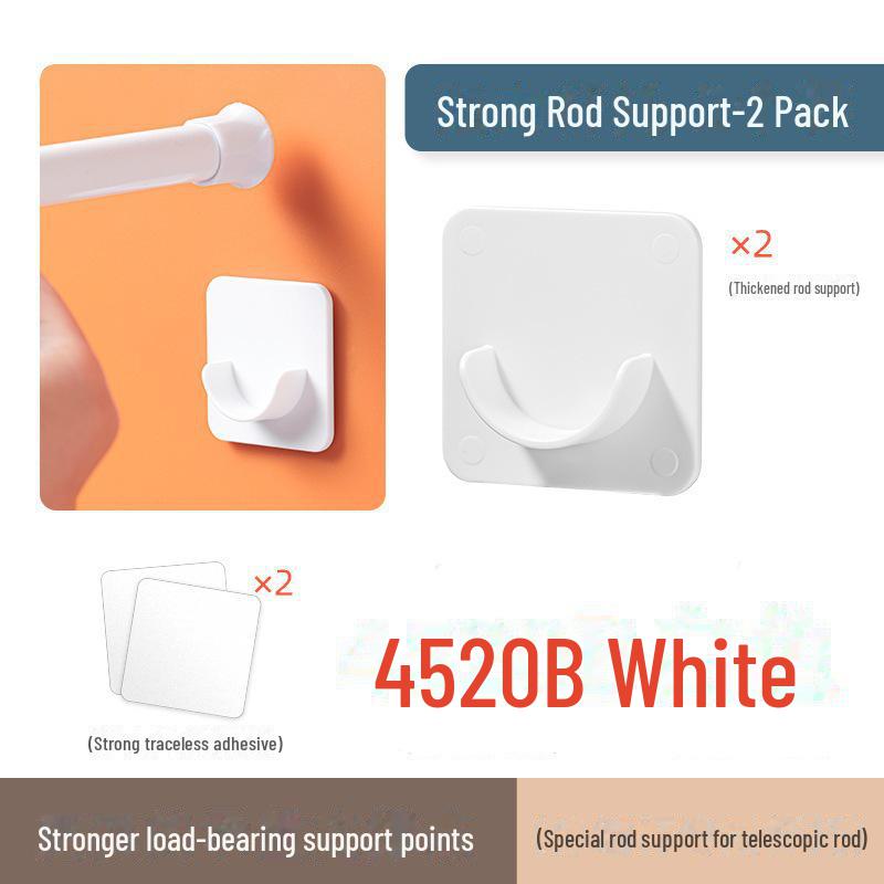 Многофункциональная телескопическая штанга без перфорации: Компактная душевая занавеска и решение для сушки