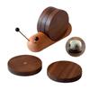 Heat Resistant Tea Cup Mat Snail Shape Table Insulation Pad Round Tea Tray Decorate