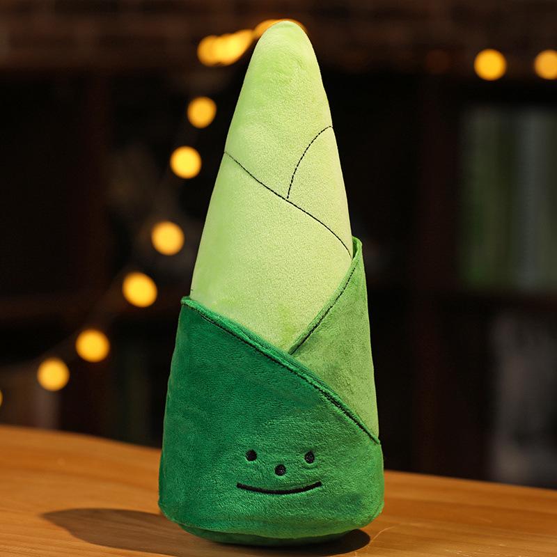 Милая плюшевая игрушка-подушка в виде сосны и бамбукового ростка для детей