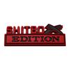 Наклейки на автомобиль SHITBOX Edition Эмблемы Значок для экстерьера грузовика 3D Значок Автомобильная наклейка Замена таблички для автомобиля Грузовики Универсальный Stic