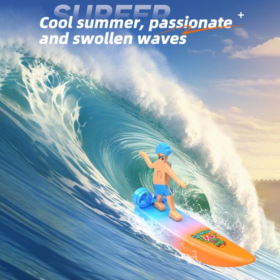 Амфибийная доска для серфинга с дистанционным управлением 2,4 ГГц, водонепроницаемая, радиоуправляемая гоночная скоростная лодка, скейтборд, электрическая, стоячая