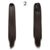 Ponytail Extension 22" Claw Clip in Ponytail Hair Extensions Long Straight Hair for Women Synthetic Hairpiece Daily Use