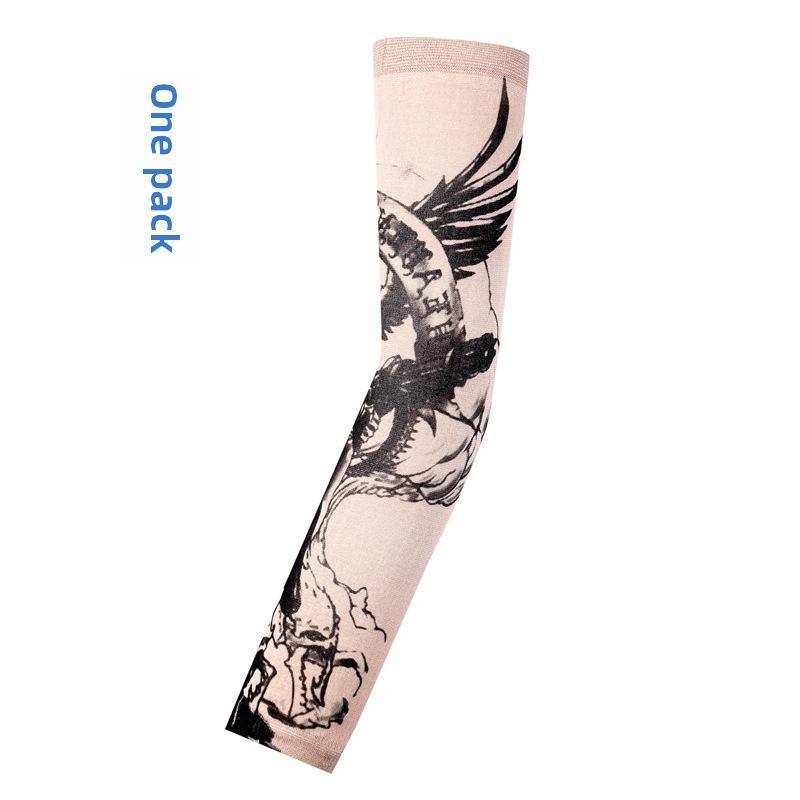 Унисекс бесшовный цветочный тату рукав на руку: Защита от солнца при езде на велосипеде и вождении