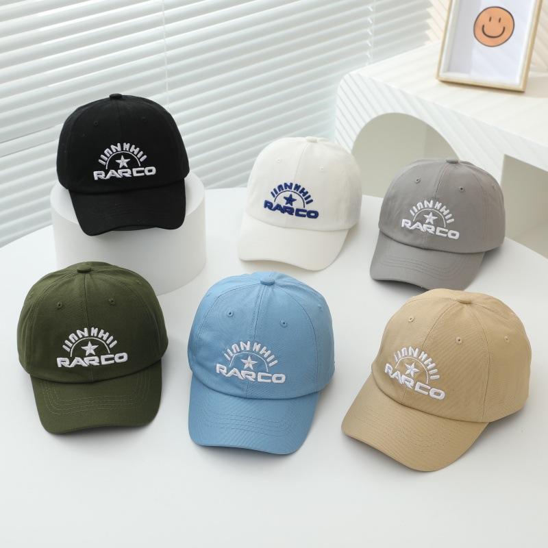 Детские шляпы весенне-осенние тонкие детские шляпы от солнца с вышивкой букв, бейсболки для детского сада, летние бейсболки