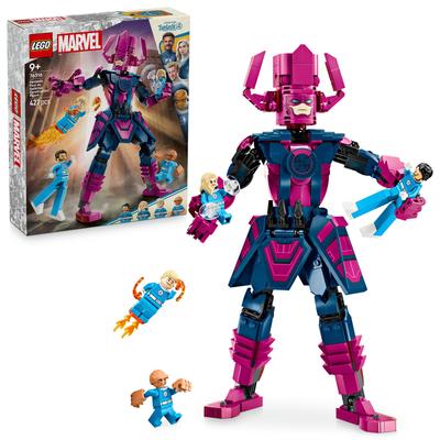 LEGO Marvel Фантастическая Четверка против. Игрушка Галактус, Подарок на день рождения, Строительные блоки, для мальчиков и девочек, 9, 10 и 11 лет, Ученики начальной школы, 76316
