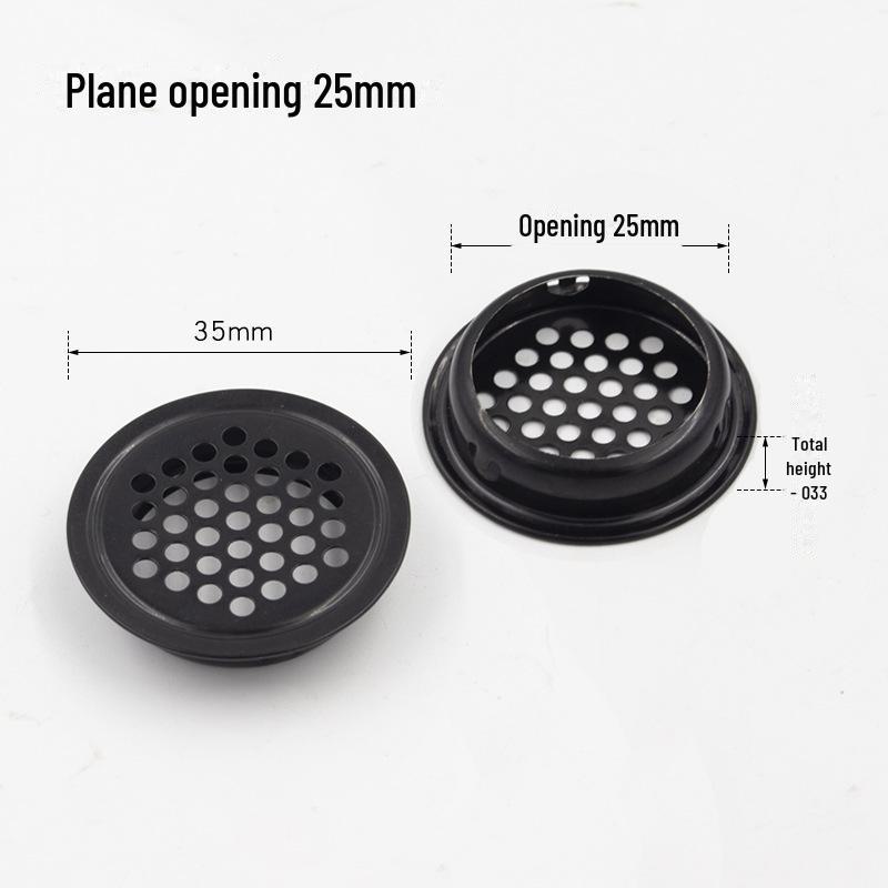 Sukop утолщенная круглая вентиляционная крышка из нержавеющей стали для гардероба и обувных шкафов