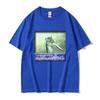 Streetwear Change Da World Крыса Мем Принт Хлопковая Футболка 2026 Лето Спортивная Повседневная Дышащая Унисекс Большой Размер Топы Y2k