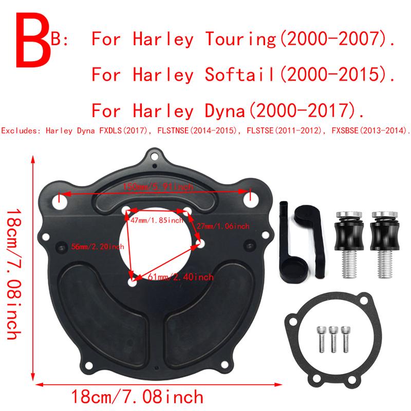 RSD Мотоцикл CNC Турбина Фильтр Воздушного Фильтра Впуск Для Harley Sportster Dyna Softail Touring Street Glide Road King Fatboy