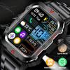Outdoor Military Smartwatch Men Bluetooth Call Smart Watch 1.73inch LED Sports Fitness Watches For Man Women