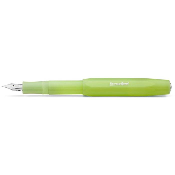 Kaweco Fountain Pen M Medium Nib Frosted Sport Fine Lime FRFP-FL
