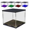 Clear Plastic Display Case with LED lights for Figure Model Display Storage, Dustproof