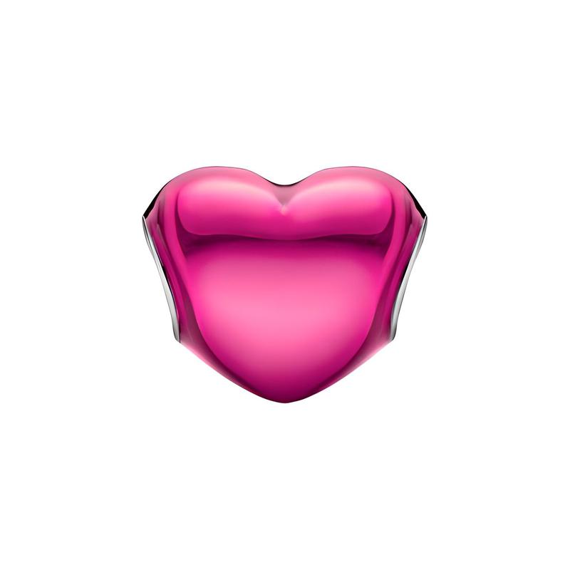 Pandora Металлический розовый кулон-сердце 799291C03