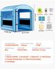 Inflatable Paint Booth, 3 x 2.5 x 2.5 m, Inflatable Spray Booth with 550W Powerful Blower and Air Filter System, Round Roof with Light Hook, for