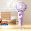 Handheld Spray Fan USB Rechargeable Adjustable Summer Personal Water Mist Fan Portable Travel Outdoor Pocket Mini Cooling Fan