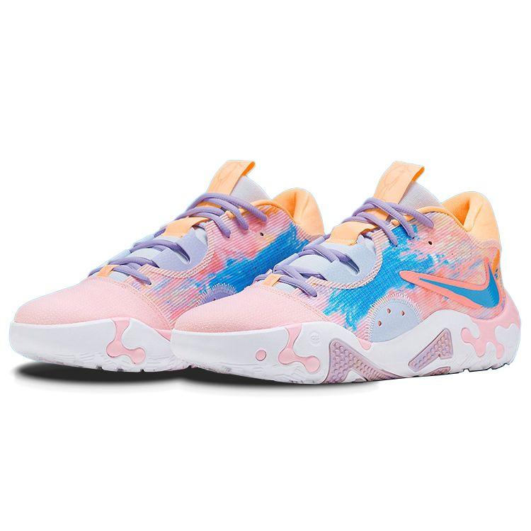 Nike PG 6 EP Painted Swoosh Мужские кроссовки Разноцветные Белые Светло-Фото-Синие DO9823-100